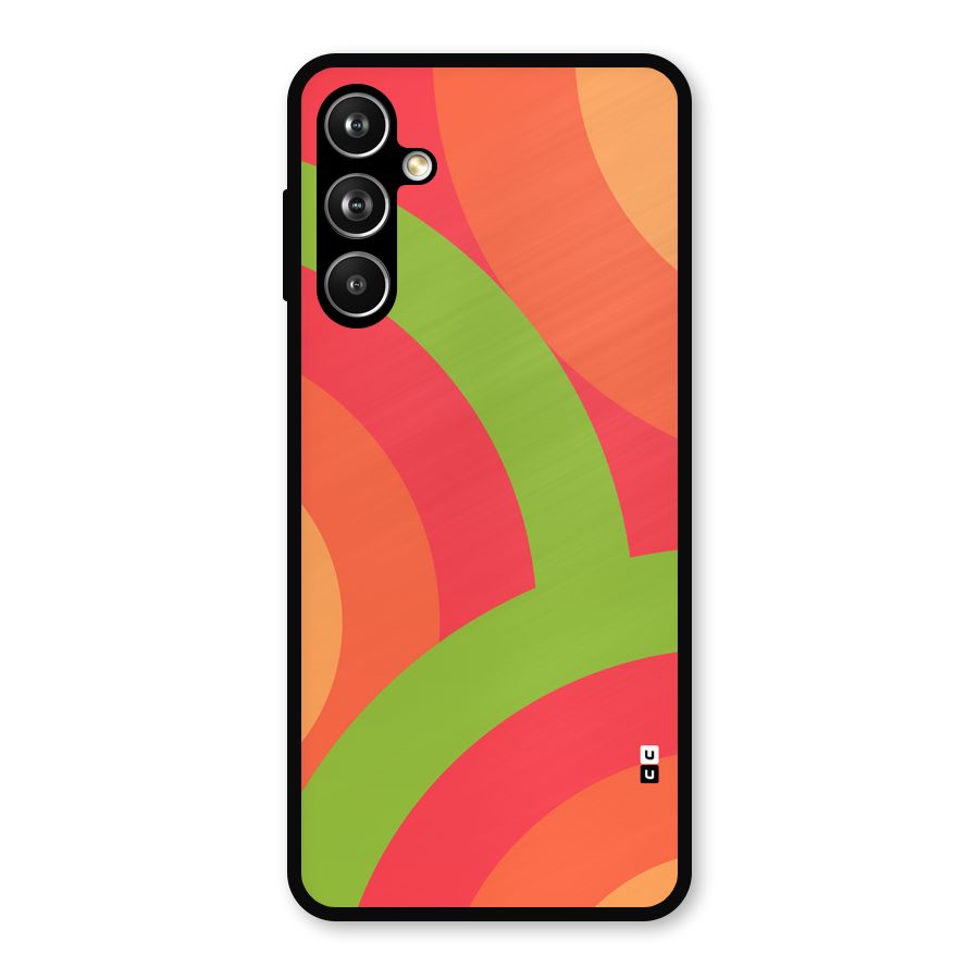 Rounded Shapes Metal Back Case for Samsung Galaxy M54