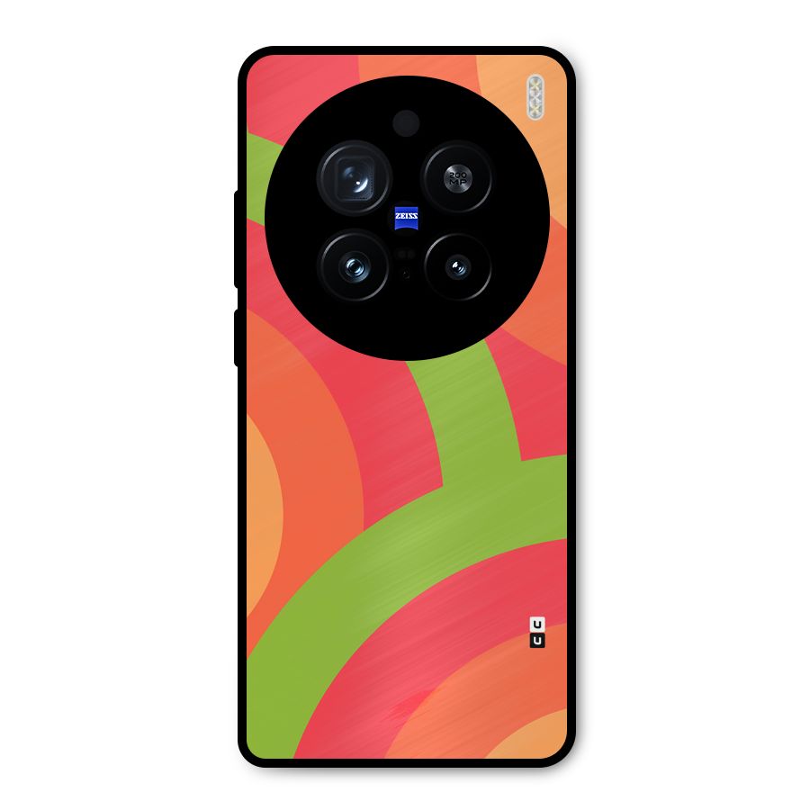 Rounded Shapes Metal Back Case for Vivo X200 Pro