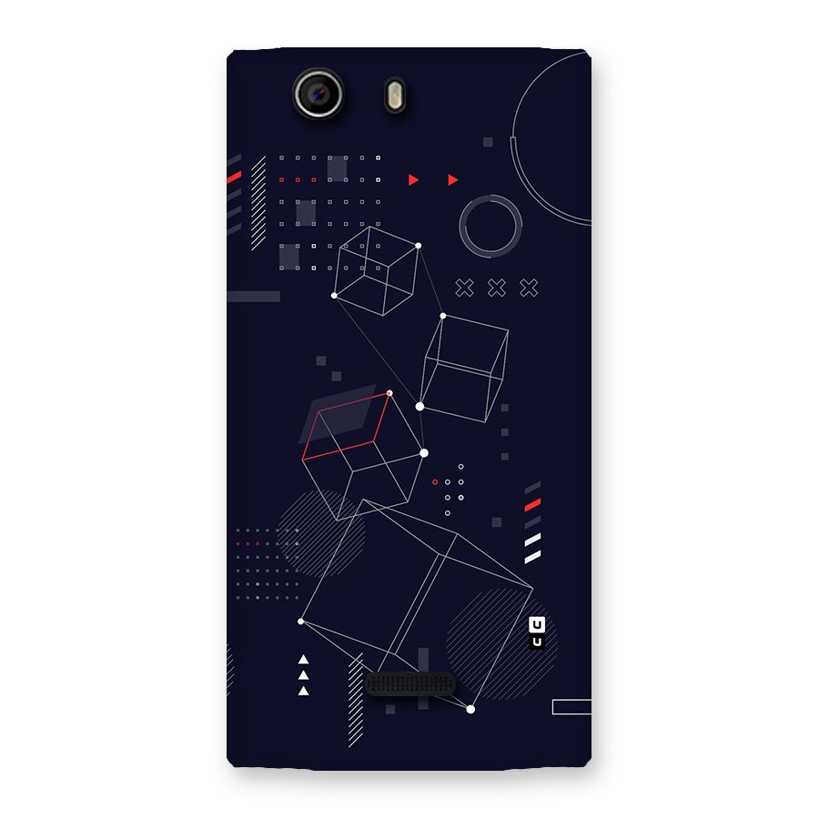 Royal Abstract Shapes Back Case for Canvas Nitro 2 E311