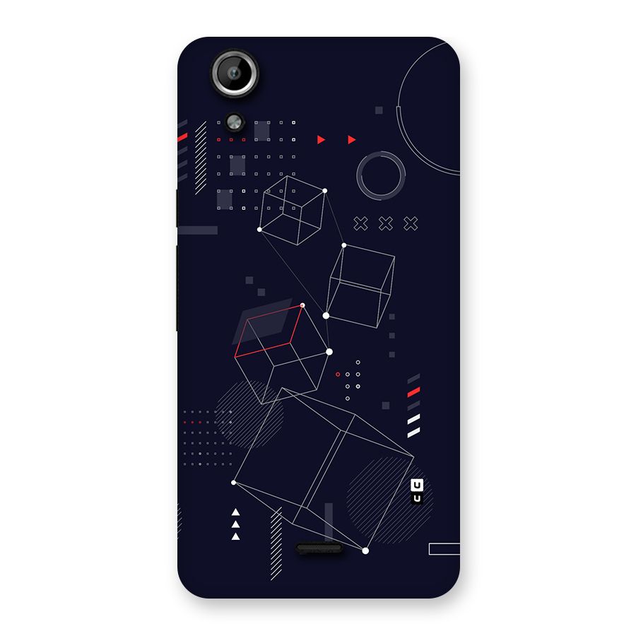 Royal Abstract Shapes Back Case for Canvas Selfie Lens Q345