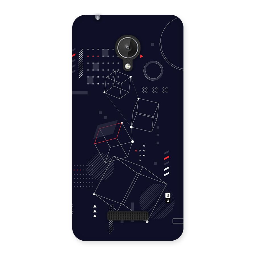 Royal Abstract Shapes Back Case for Canvas Spark Q380