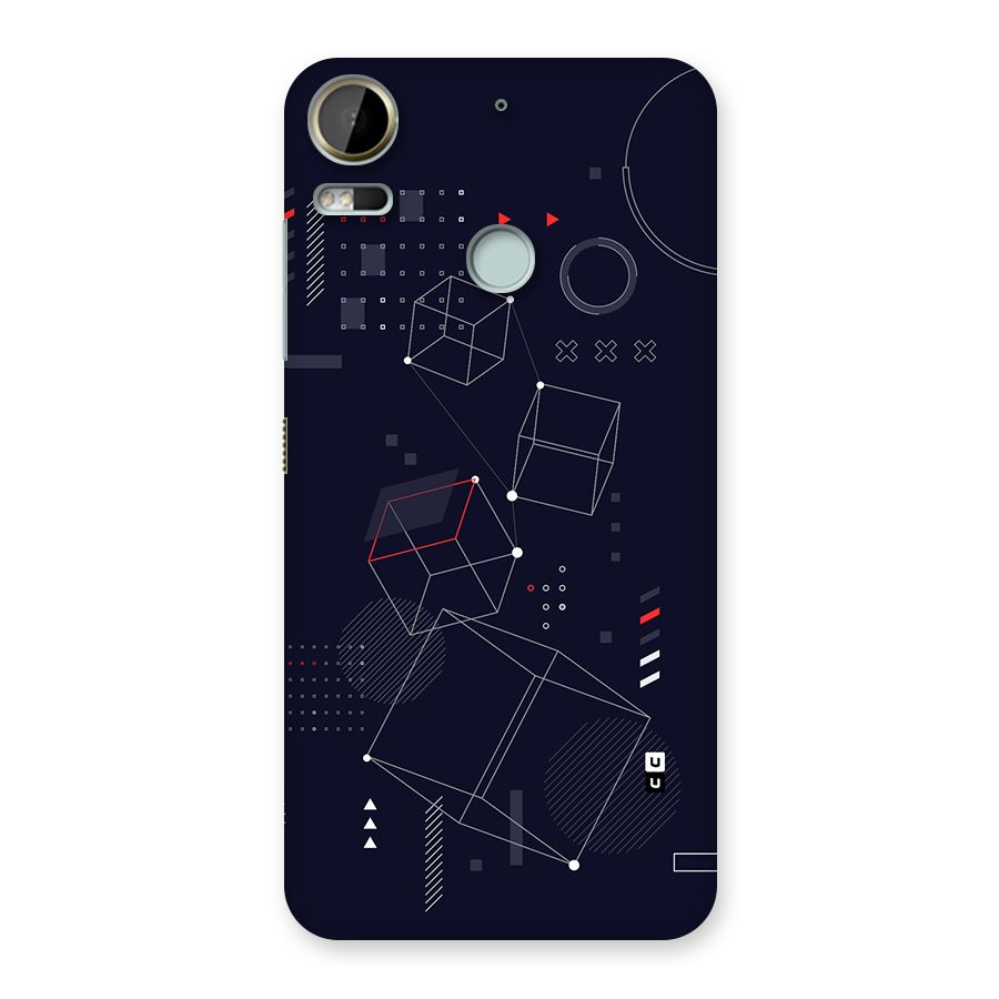 Royal Abstract Shapes Back Case for Desire 10 Pro