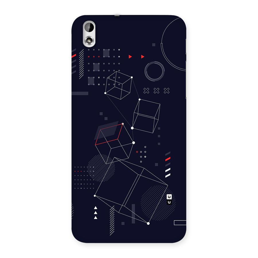 Royal Abstract Shapes Back Case for Desire 816g