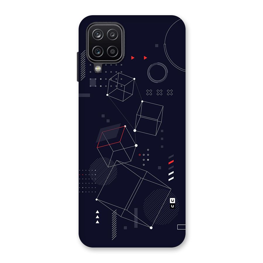 Royal Abstract Shapes Back Case for Galaxy A12