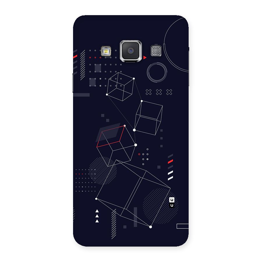 Royal Abstract Shapes Back Case for Galaxy A3