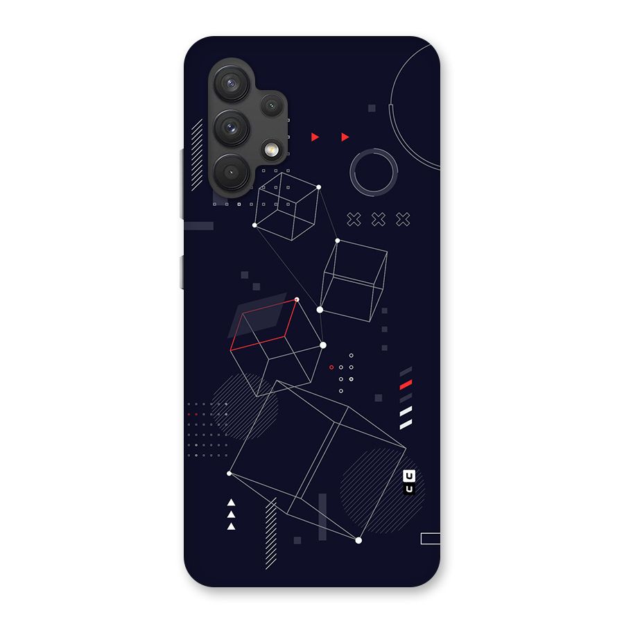 Royal Abstract Shapes Back Case for Galaxy A32