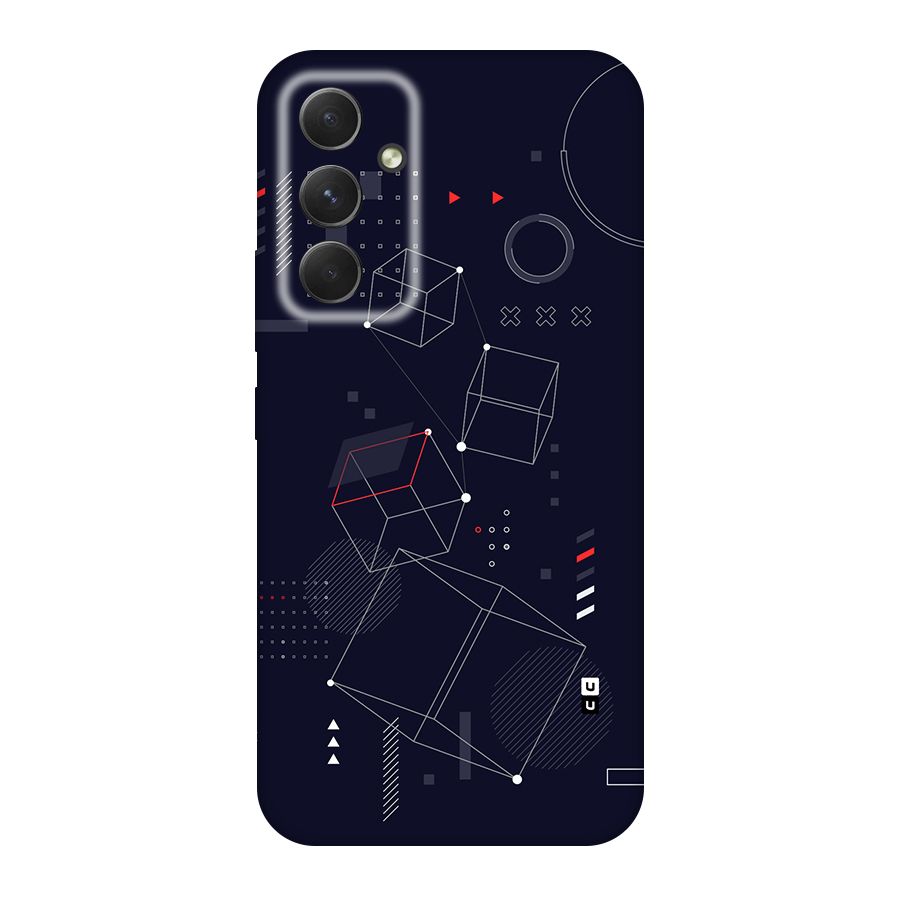 Royal Abstract Shapes Back Case for Galaxy A54