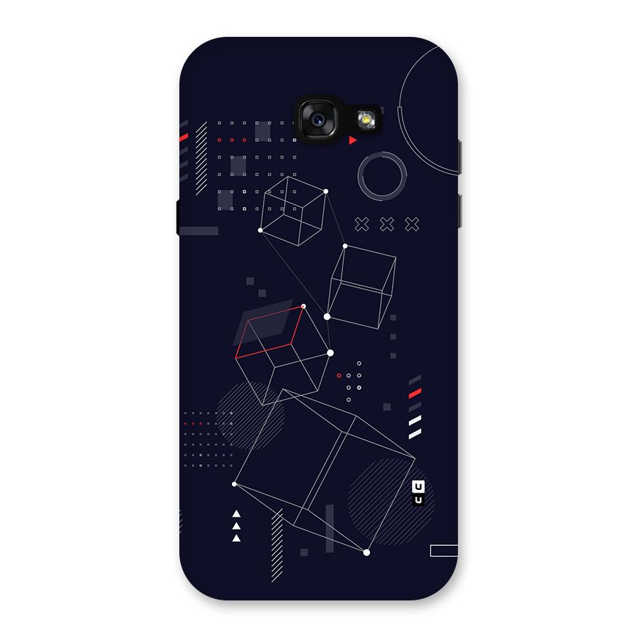 Royal Abstract Shapes Back Case for Galaxy A7 (2017)