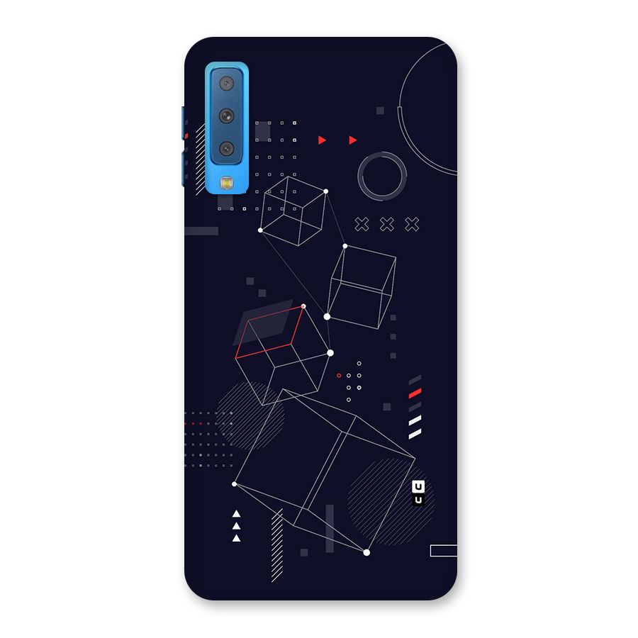 Royal Abstract Shapes Back Case for Galaxy A7 (2018)