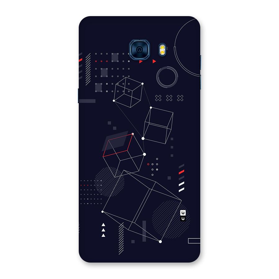 Royal Abstract Shapes Back Case for Galaxy C7 Pro