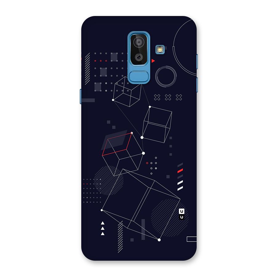 Royal Abstract Shapes Back Case for Galaxy J8