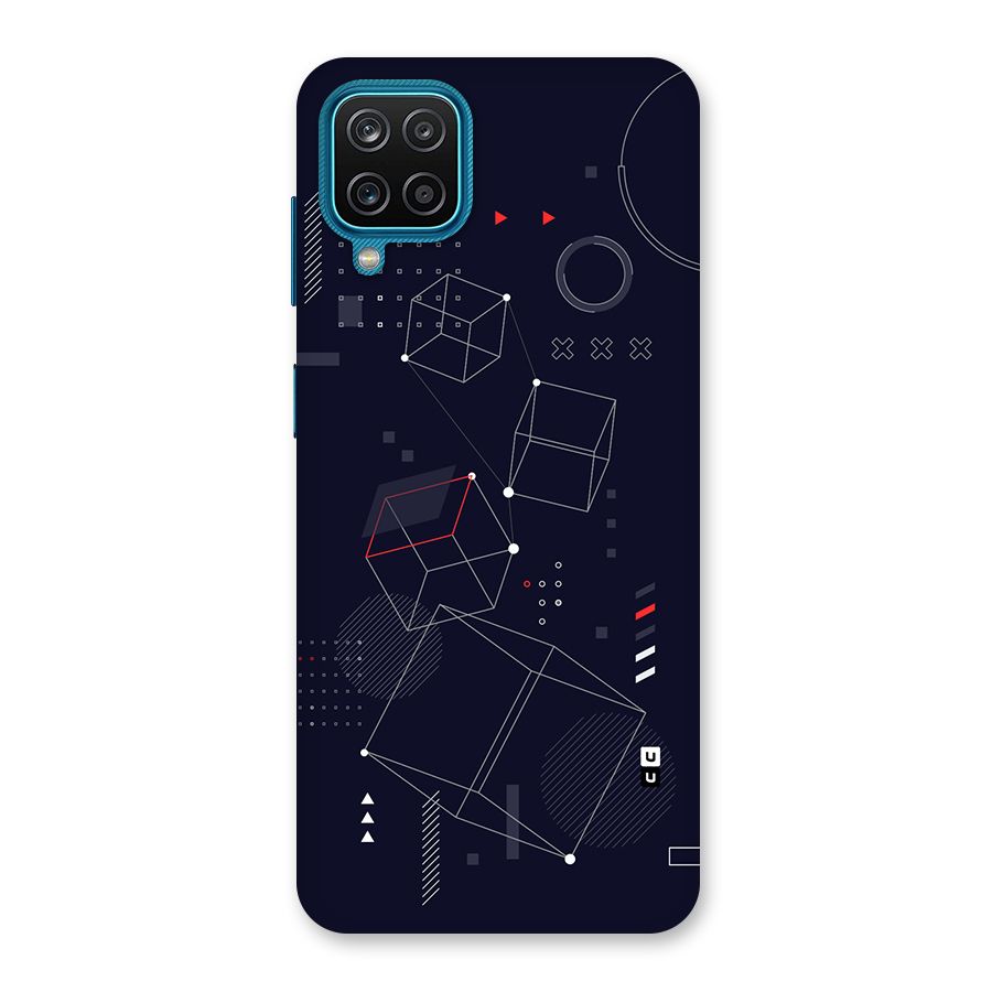 Royal Abstract Shapes Back Case for Galaxy M12