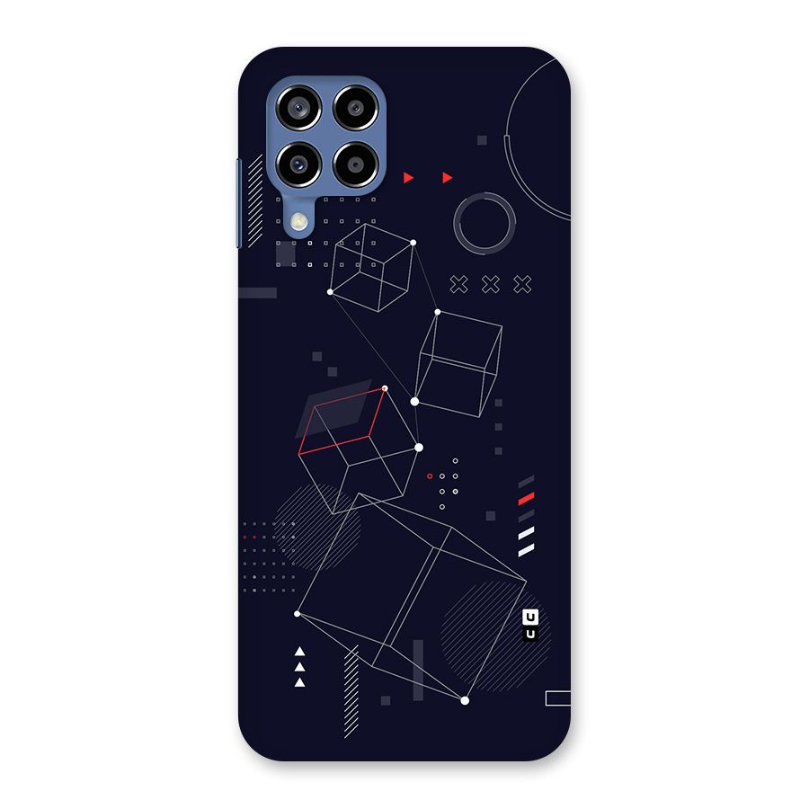 Royal Abstract Shapes Back Case for Galaxy M53 5G