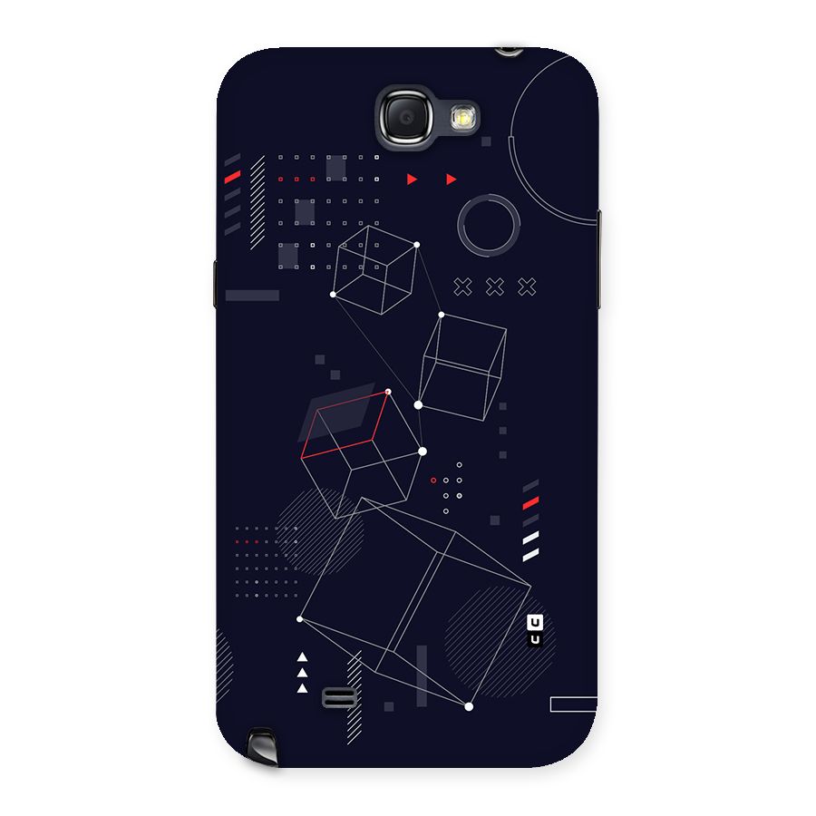 Royal Abstract Shapes Back Case for Galaxy Note 2