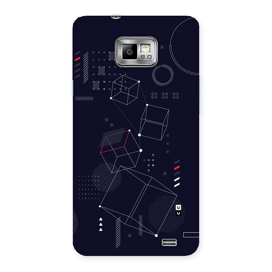 Royal Abstract Shapes Back Case for Galaxy S2