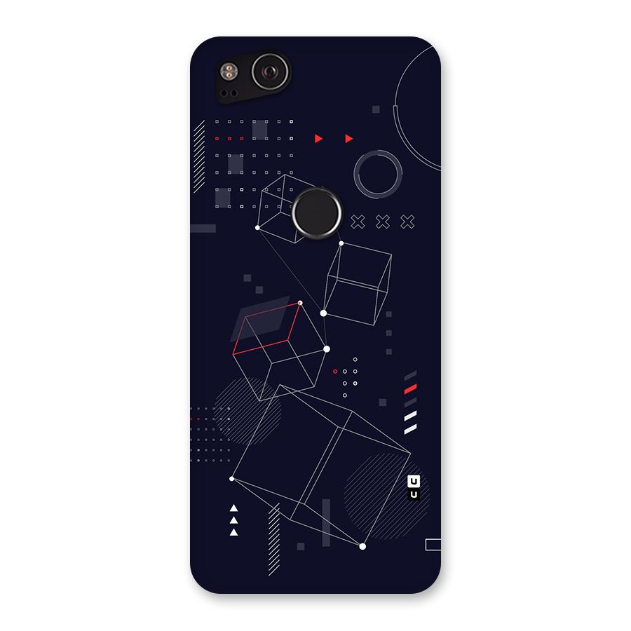 Royal Abstract Shapes Back Case for Google Pixel 2