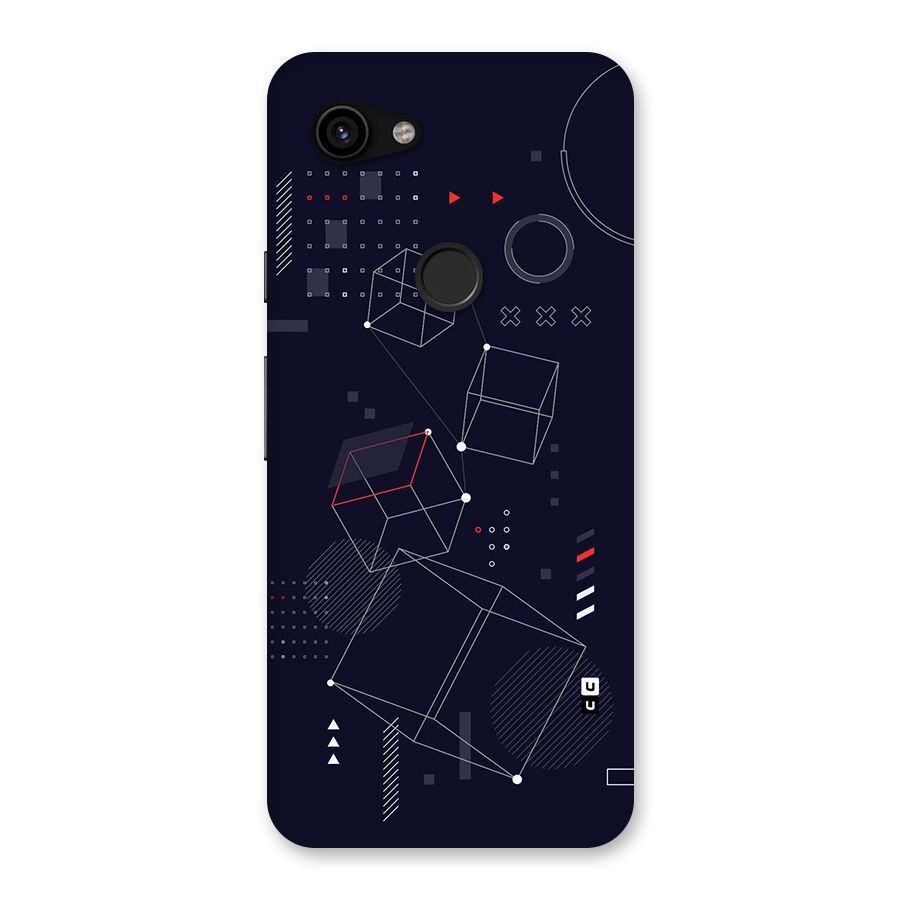 Royal Abstract Shapes Back Case for Google Pixel 3a