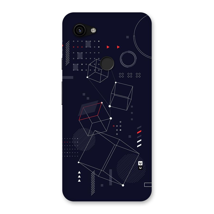 Royal Abstract Shapes Back Case for Google Pixel 3a XL