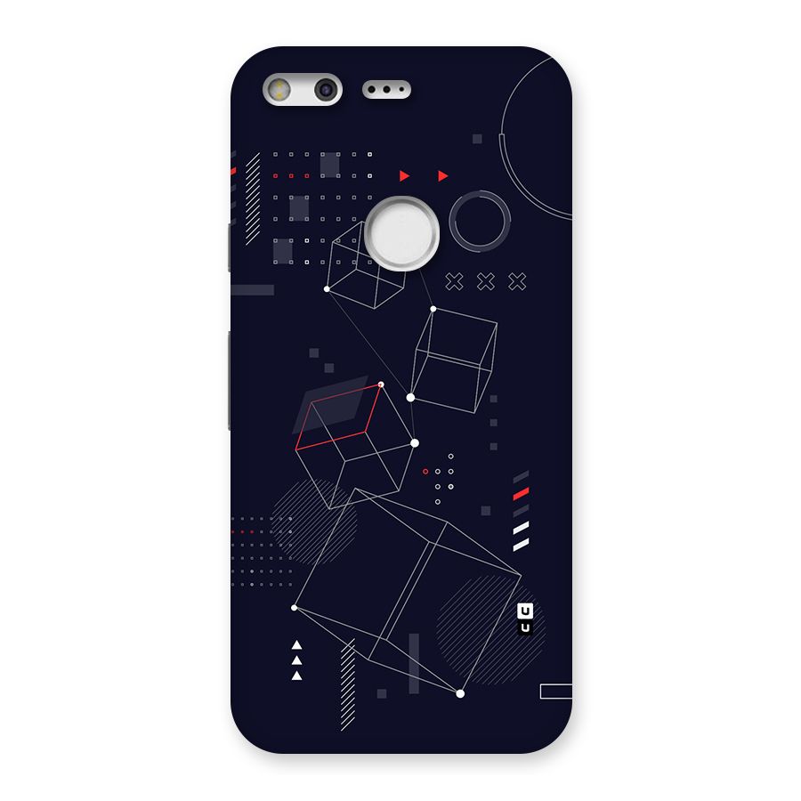 Royal Abstract Shapes Back Case for Google Pixel XL
