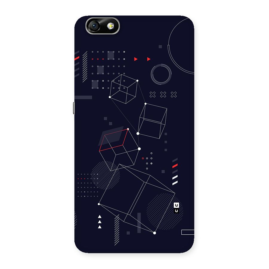 Royal Abstract Shapes Back Case for Honor 4X