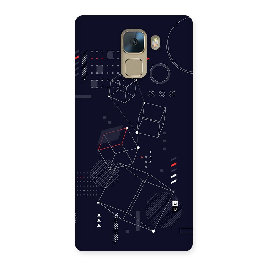 Royal Abstract Shapes Back Case for Honor 7