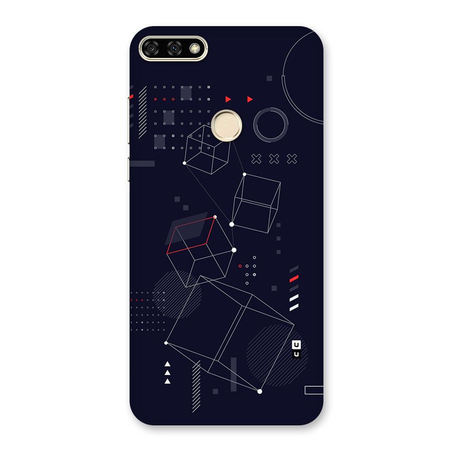 Royal Abstract Shapes Back Case for Honor 7A