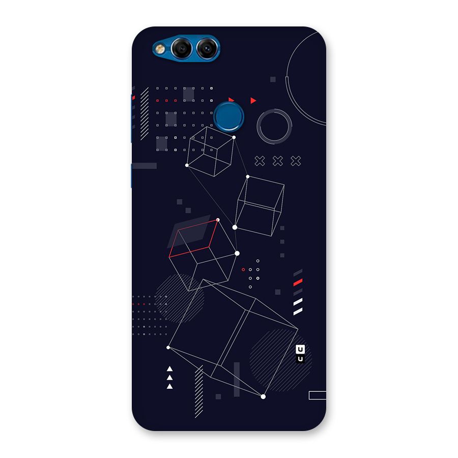 Royal Abstract Shapes Back Case for Honor 7X