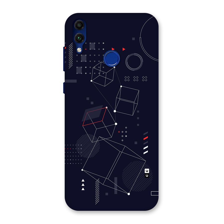 Royal Abstract Shapes Back Case for Honor 8C