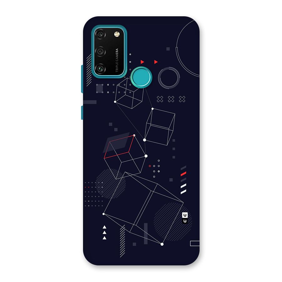 Royal Abstract Shapes Back Case for Honor 9A