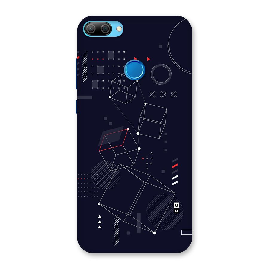 Royal Abstract Shapes Back Case for Honor 9N