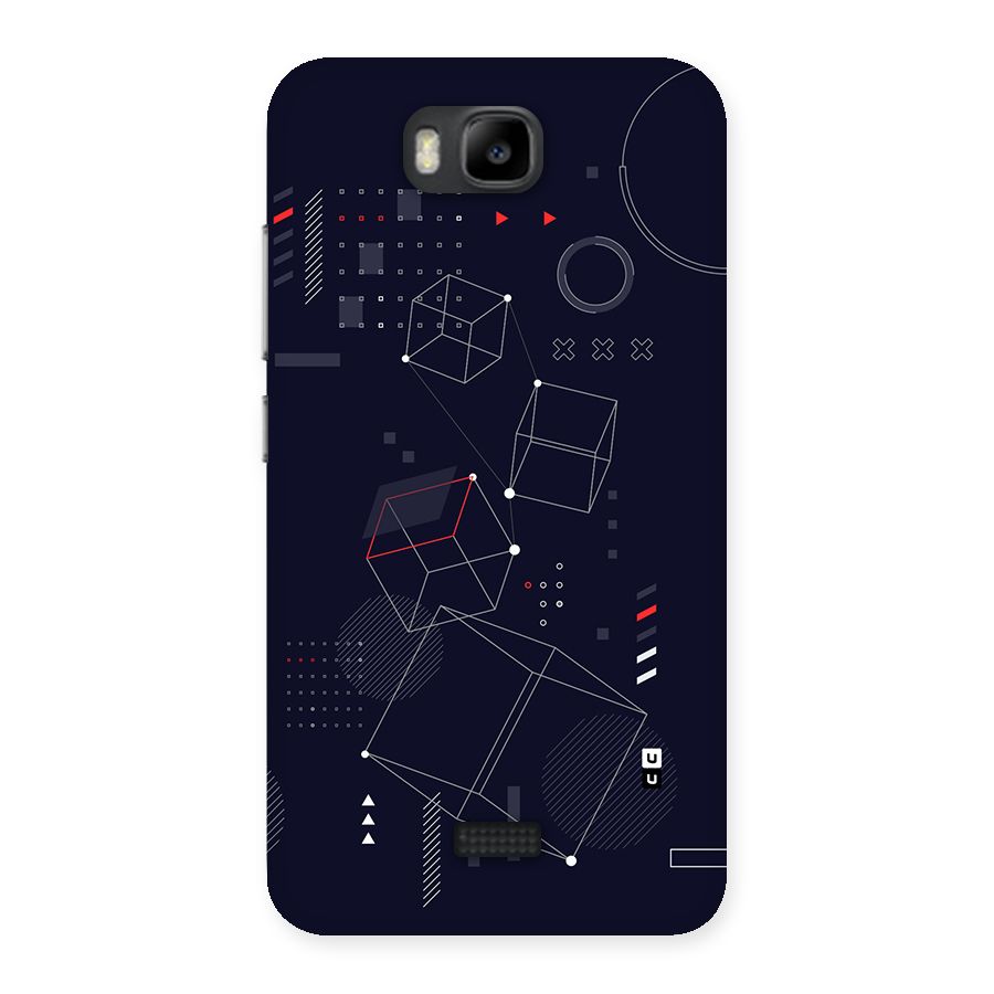Royal Abstract Shapes Back Case for Honor Bee