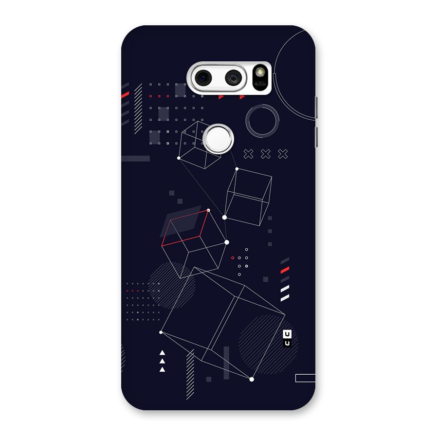 Royal Abstract Shapes Back Case for LG V30