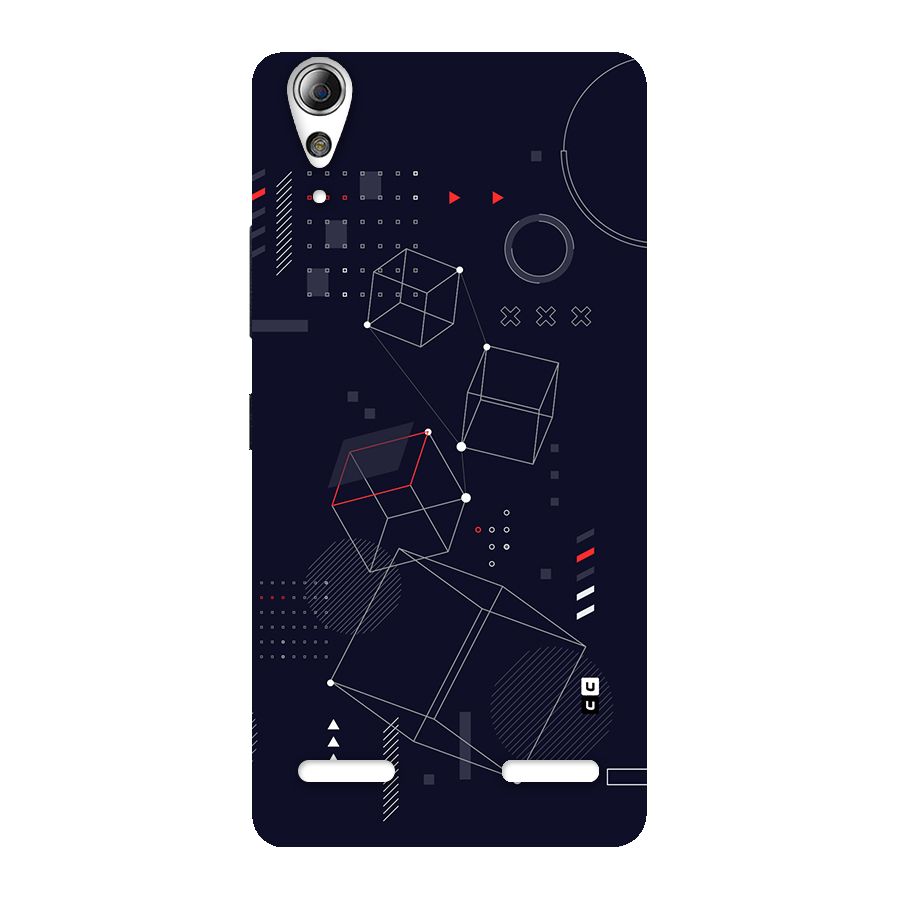 Royal Abstract Shapes Back Case for Lenovo A6000 Plus