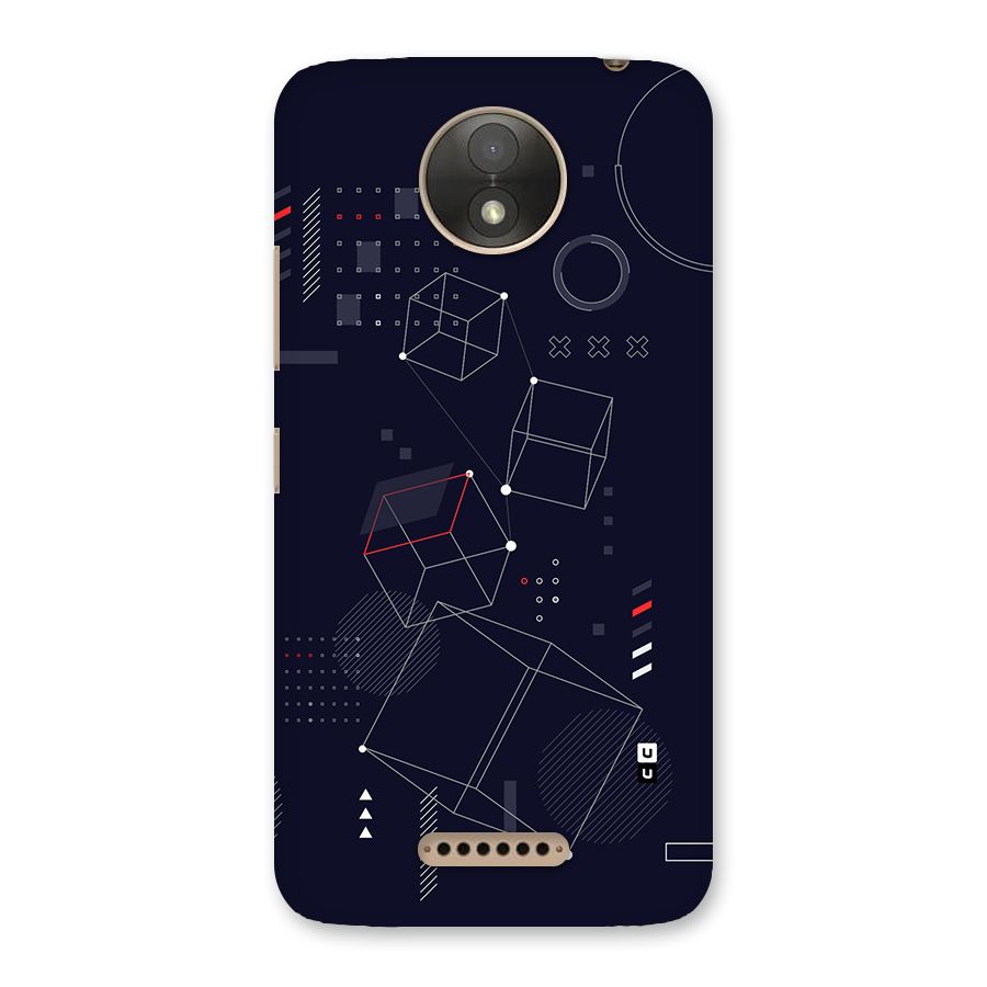 Royal Abstract Shapes Back Case for Moto C Plus