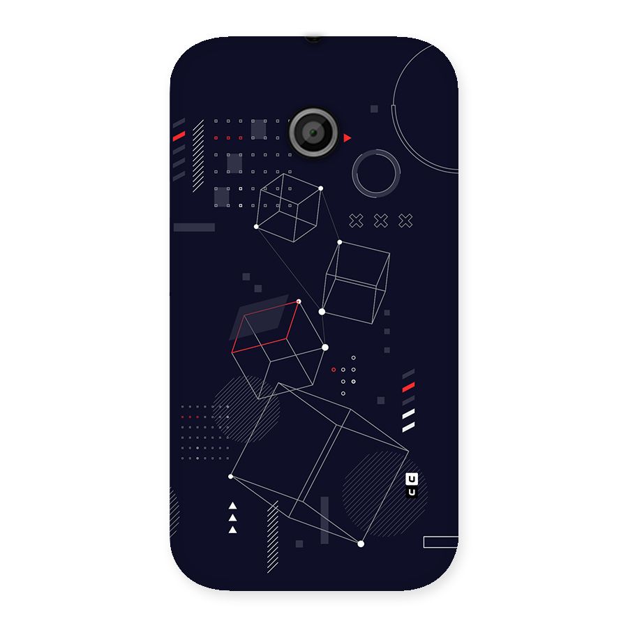 Royal Abstract Shapes Back Case for Moto E