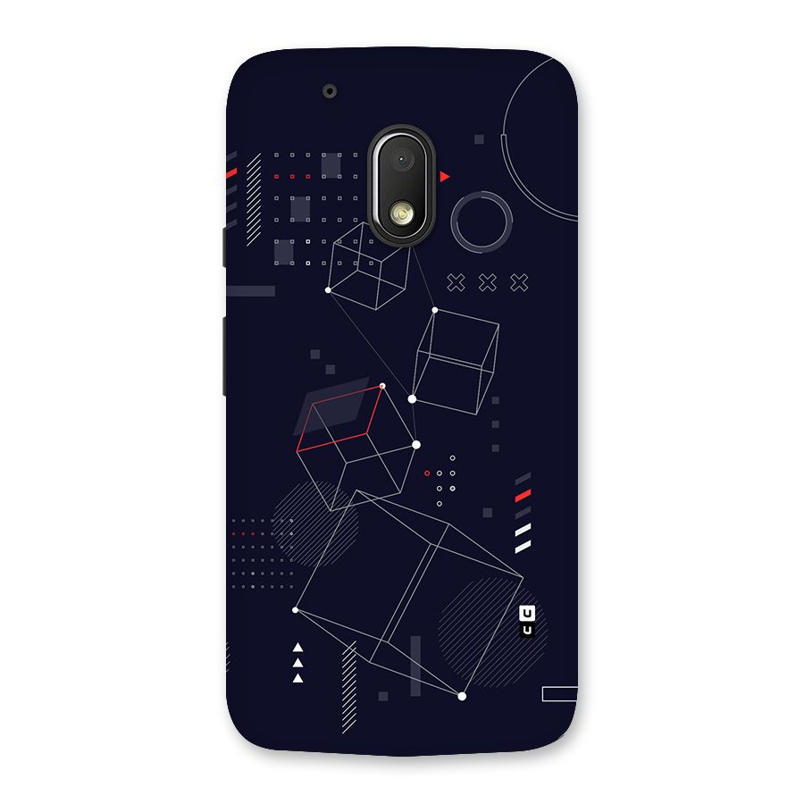 Royal Abstract Shapes Back Case for Moto G4 Play