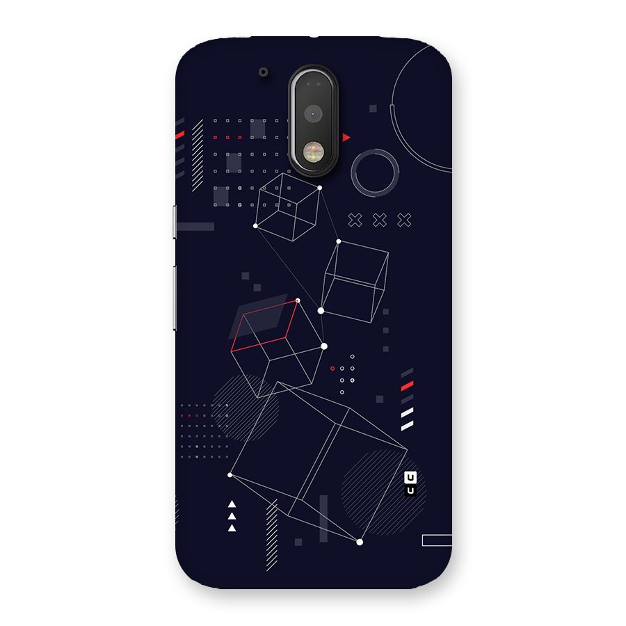 Royal Abstract Shapes Back Case for Moto G4 Plus
