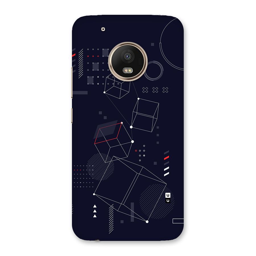 Royal Abstract Shapes Back Case for Moto G5 Plus