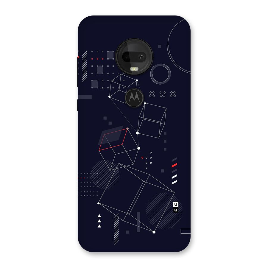 Royal Abstract Shapes Back Case for Moto G7