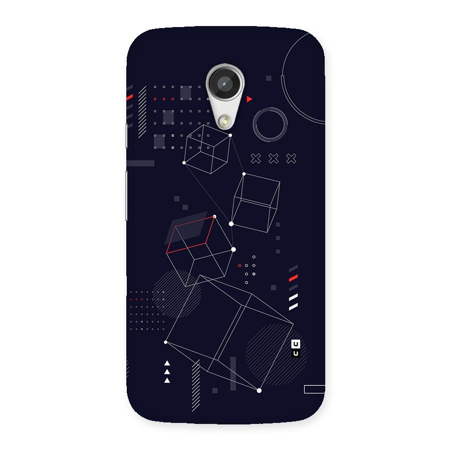 Royal Abstract Shapes Back Case for Moto G 2nd Gen