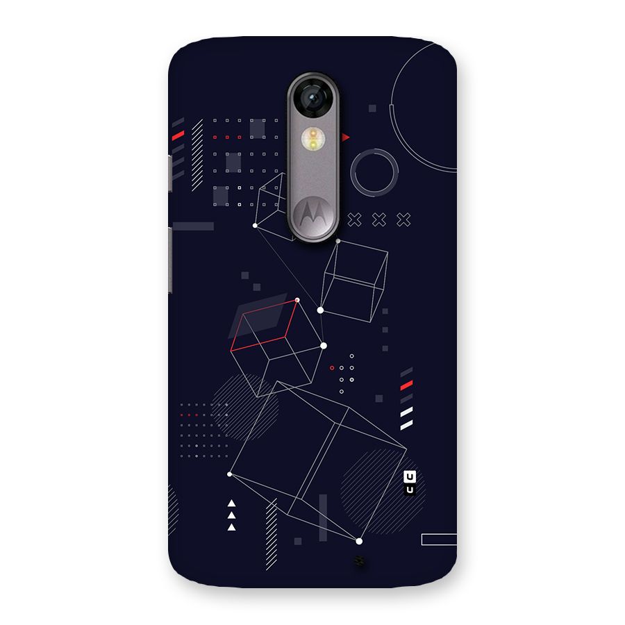 Royal Abstract Shapes Back Case for Moto X Force