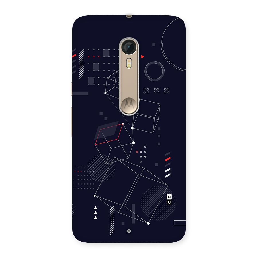 Royal Abstract Shapes Back Case for Moto X Style