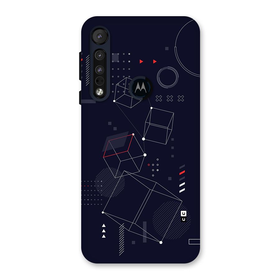 Royal Abstract Shapes Back Case for Motorola One Macro