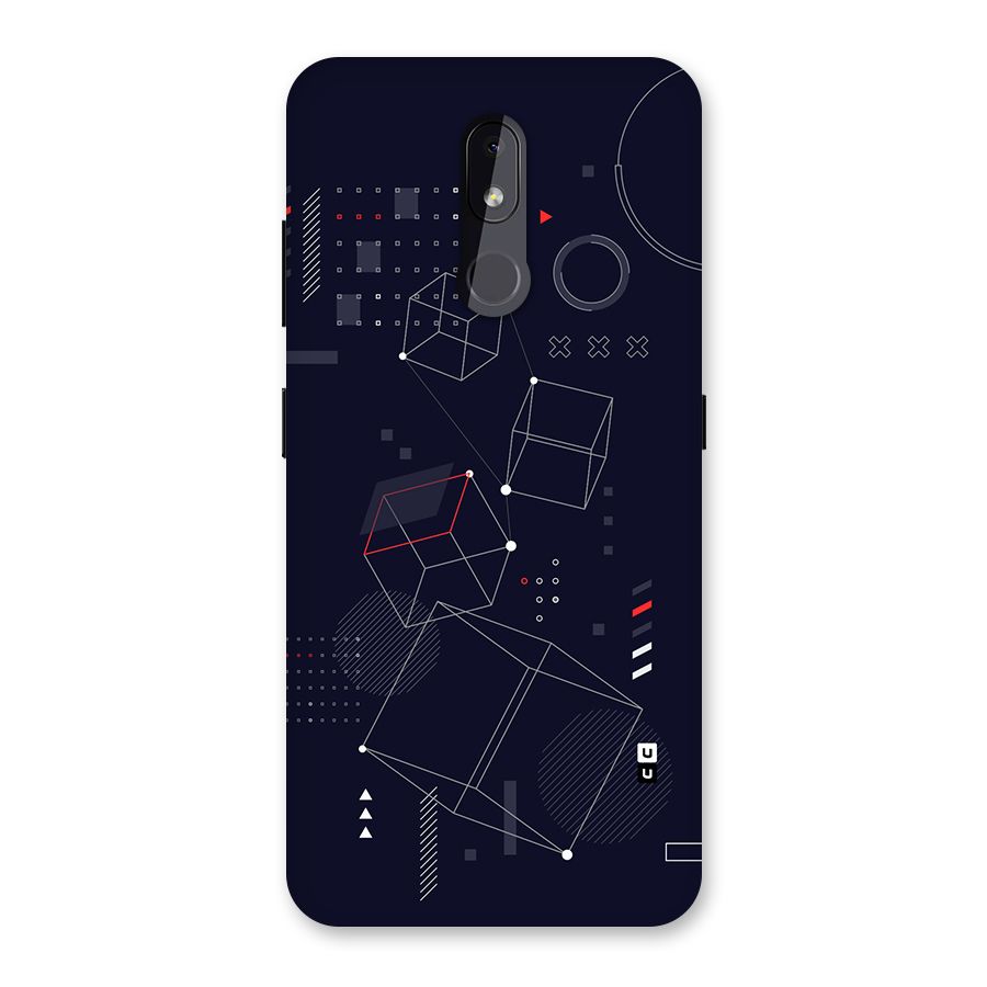 Royal Abstract Shapes Back Case for Nokia 3.2