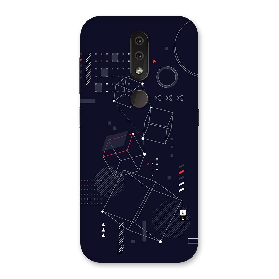 Royal Abstract Shapes Back Case for Nokia 4.2