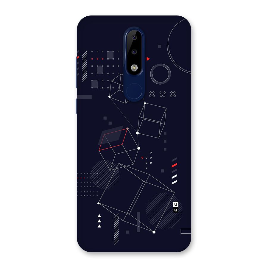 Royal Abstract Shapes Back Case for Nokia 5.1 Plus