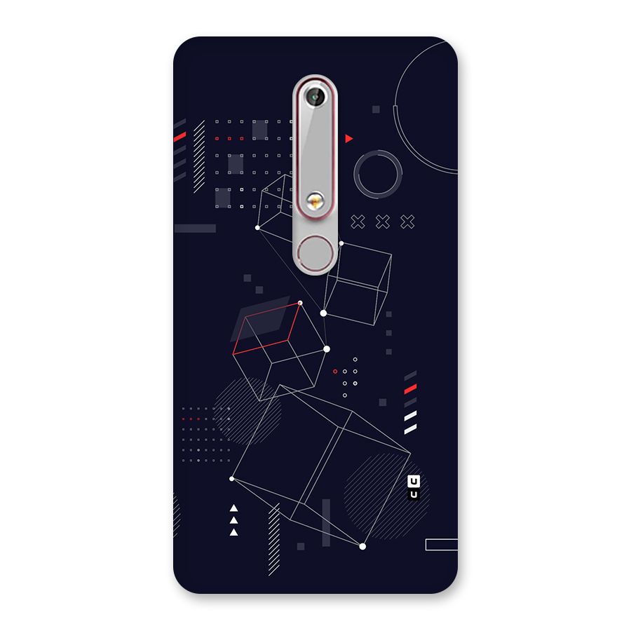 Royal Abstract Shapes Back Case for Nokia 6.1