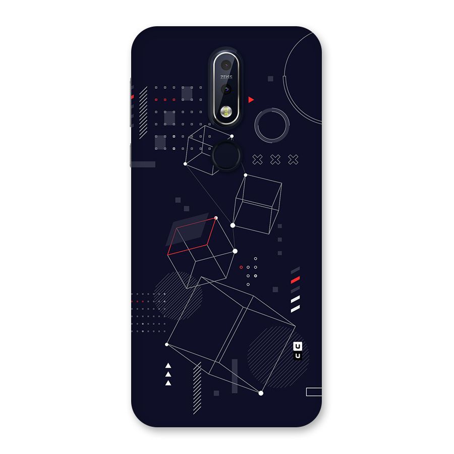 Royal Abstract Shapes Back Case for Nokia 7.1