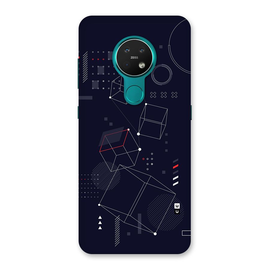Royal Abstract Shapes Back Case for Nokia 7.2