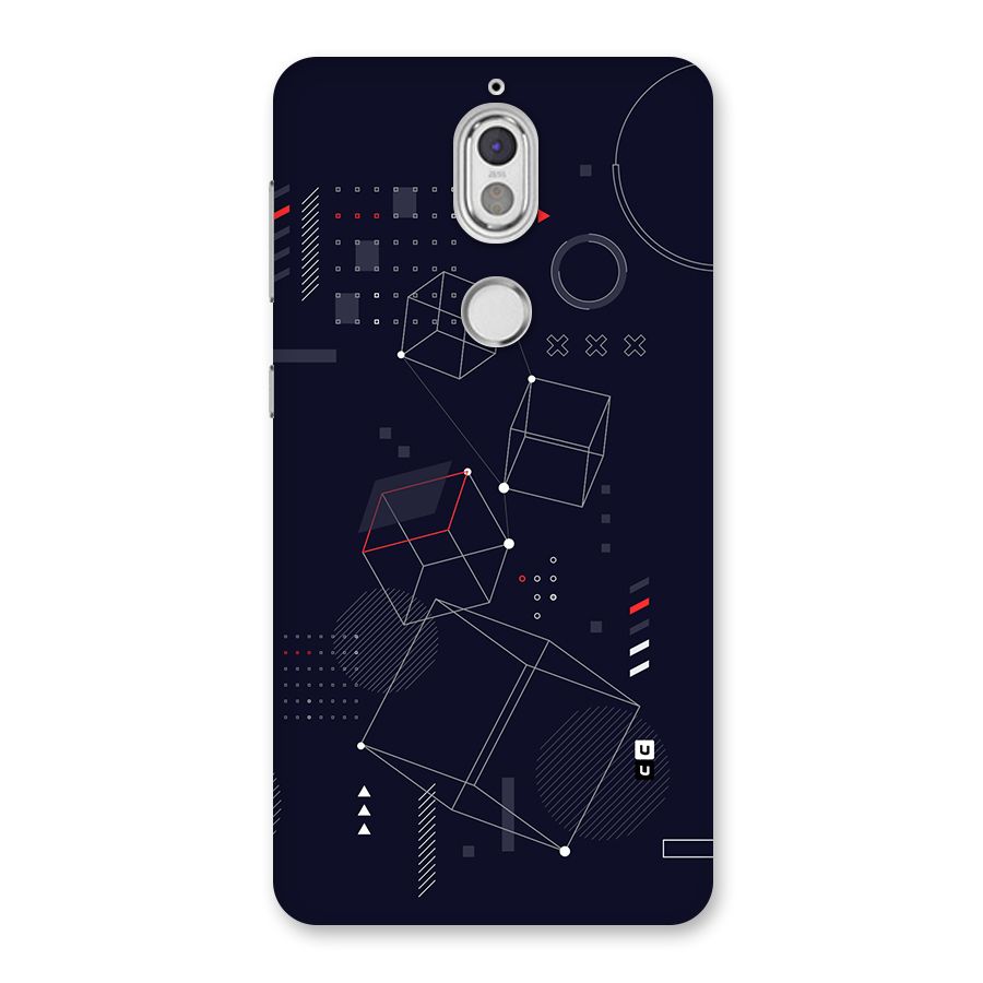 Royal Abstract Shapes Back Case for Nokia 7